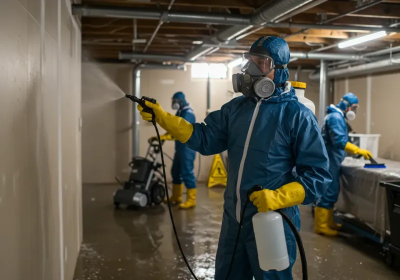 Basement Sanitization and Antimicrobial Treatment process in Coalville, UT